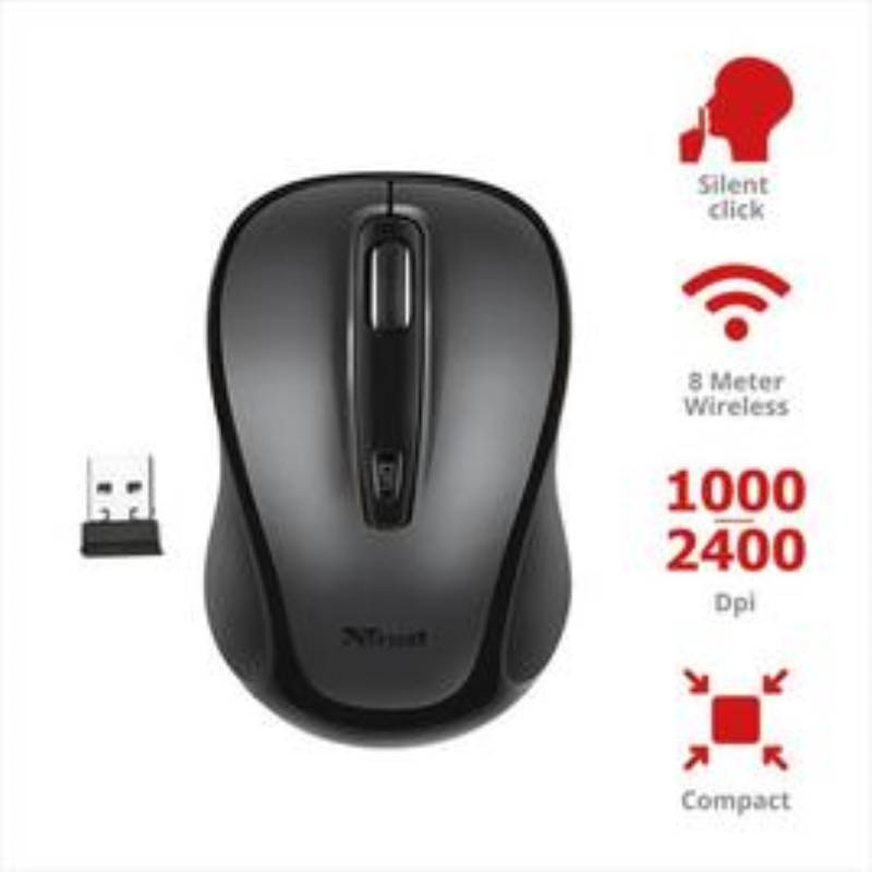 TRUST SIERO SILENT WIRELESS MOUSE